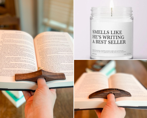 Gift ideas for your writer and reader loved ones. cover photo collage