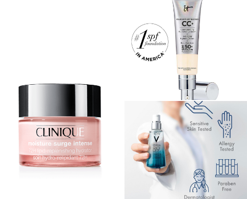My everyday beauty bag cover photo collage
