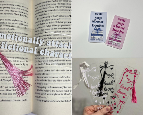 book accessories and gifts for readers cover photo collage