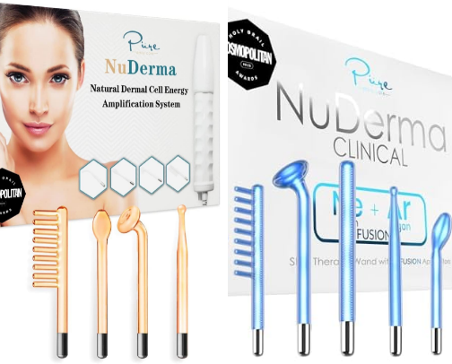 High frequency facials at home cover photo collage