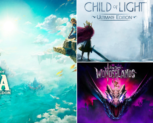 Video Games to play next! cover photo collage