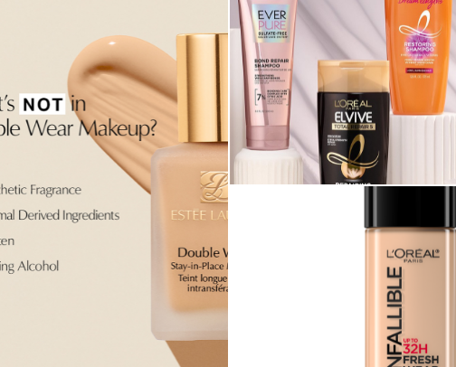 My favorite beauty recs cover photo collage