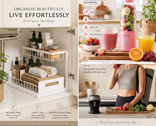 Smart Kitchen Finds (Time-Saving) cover photo collage