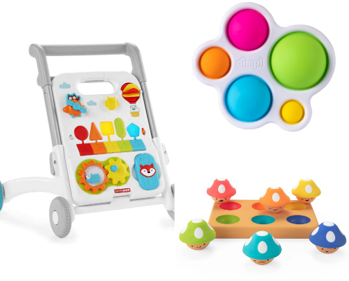 Tiny Hands, Big Fun | Baby Toys 6-12 Months! cover photo collage