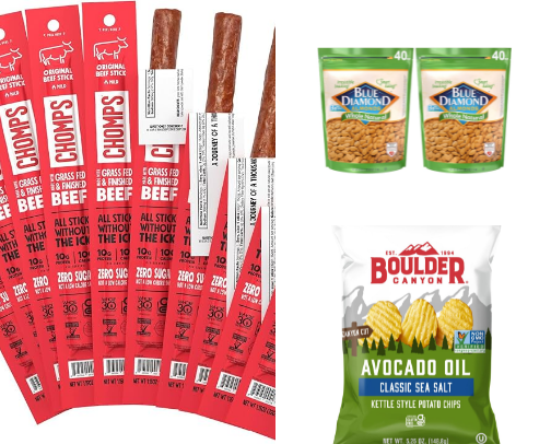 Trucking snacks cover photo collage