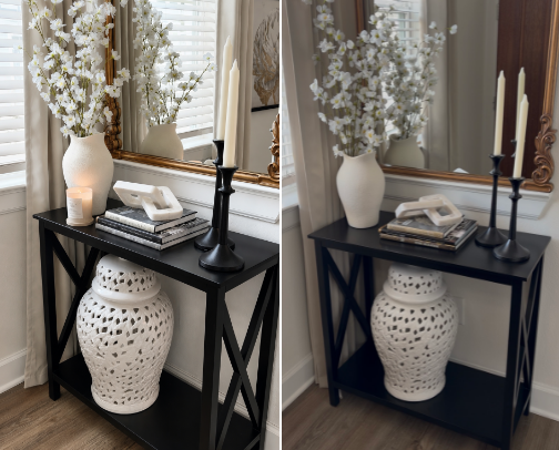 My Luxe Foyer Decor cover photo collage