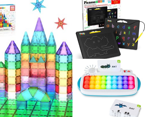 GIFT GUIDE: educational toys i love as a teacher! cover photo collage