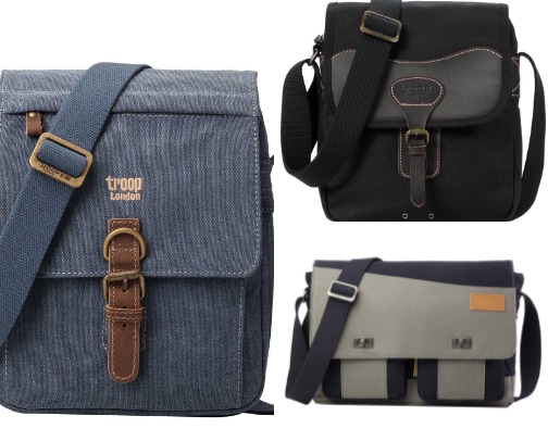 Troop London Bags cover photo collage