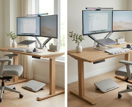Productive & Ergonomic WFH Desk Upgrades⁠ 🇨🇦⁠ cover photo collage