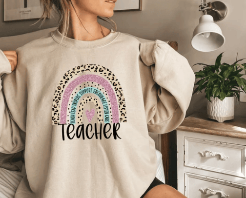 Teacher sweaters cover photo collage