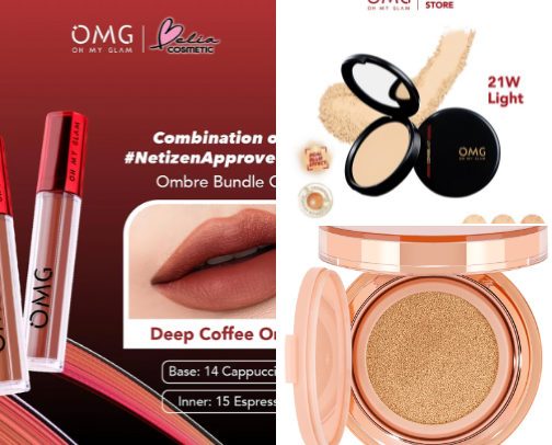 Makeup product✨ cover photo collage