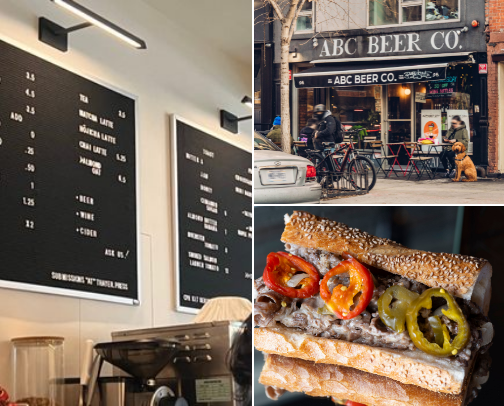 East Village favourites cover photo collage