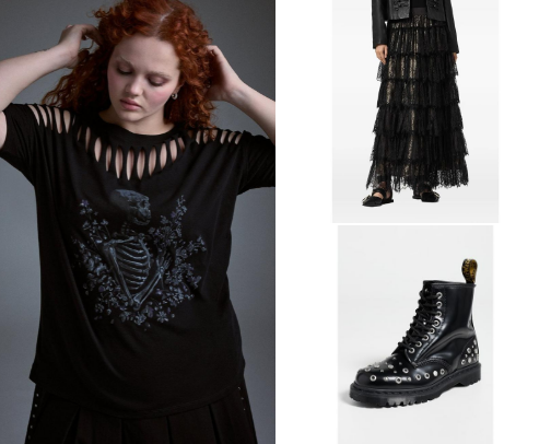 Goth Fashion for Women Over 40: Dark & Edgy Style cover photo collage