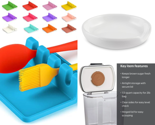 I Finally Found Kitchen Gadgets That Keep My Counters Clean While Cooking cover photo collage