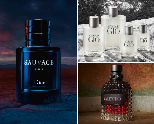 Discover Your Perfect Scent. For Men cover photo collage
