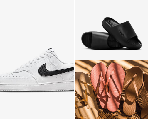 best footwears! cover photo collage