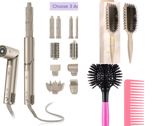 Curly Hair Routine cover photo collage