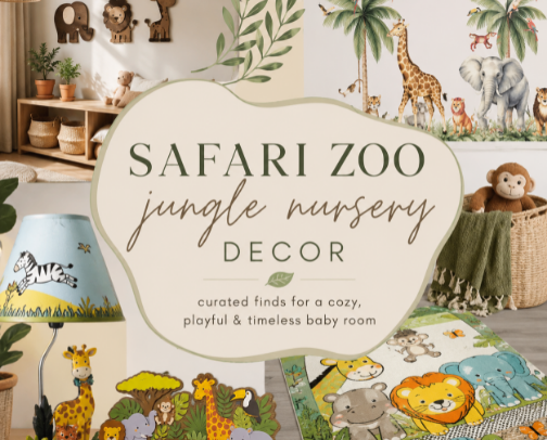Safari Baby Room Ideas | Nursery Decor I’d Actually Buy cover photo collage