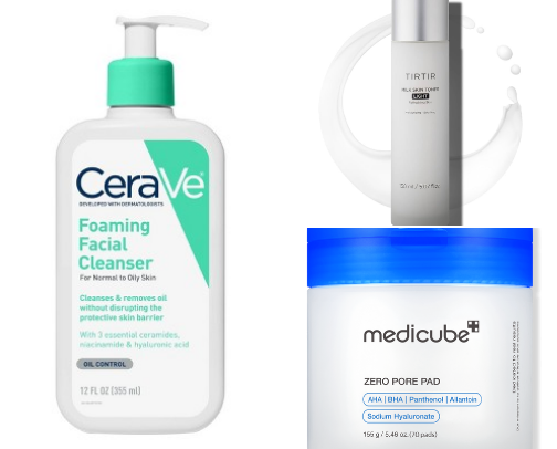 My Skincare Routine for Oily & Sensitive Skin cover photo collage