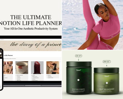 Everything I’d buy if I Wanted To Rebrand Myself cover photo collage