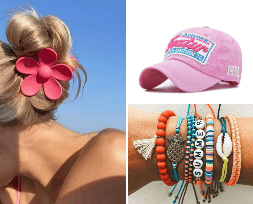 Beach Hair cover photo collage