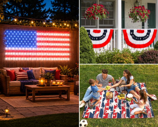 America 250 Fourth of July Finds for Cookouts & Fireworks cover photo collage