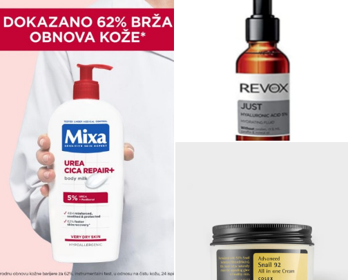 Skin care cover photo collage