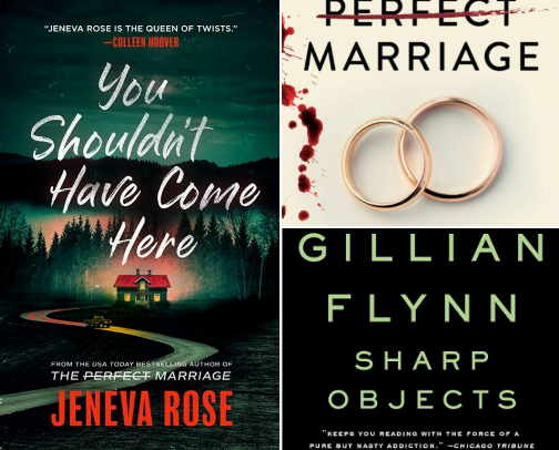 Book Club: Psychological Thrillers cover photo collage