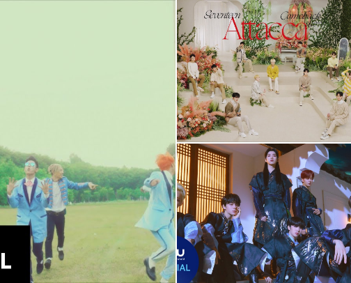 My favorite K-Pop songs cover photo collage