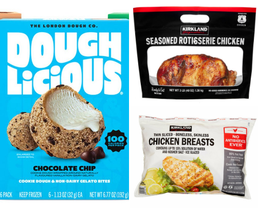 Costco food cover photo collage