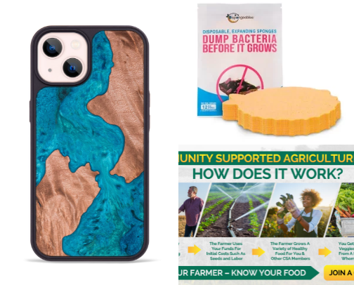 Everyday items to start living cleaner, one step at a time cover photo collage