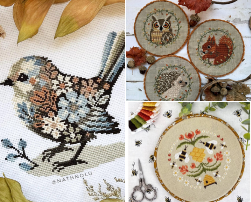 Cross Stitch Ideas cover photo collage