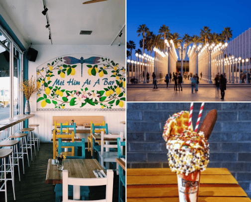 LA fav places/neighborhoods cover photo collage