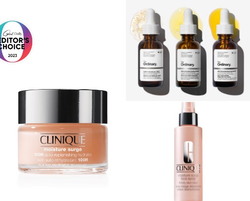 my fav skincare products cover photo collage