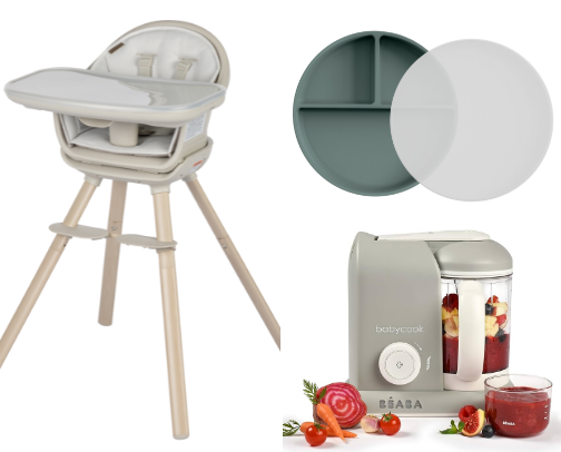 Starting Solids Essentials (BLW & purées) cover photo collage