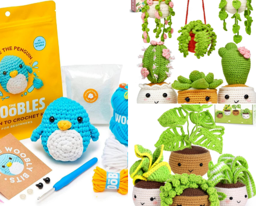 Cute Crochet & Cozy Hobby Finds 🧶✨ cover photo collage