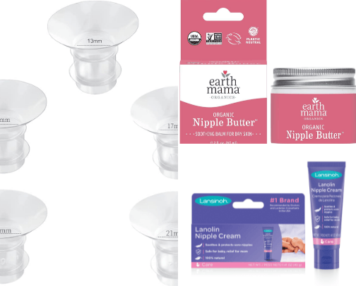 Breastfeeding Supplies cover photo collage