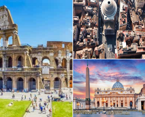 🏛️ The "Eternal City" (ROME) First-Timer’s Top 10 cover photo collage