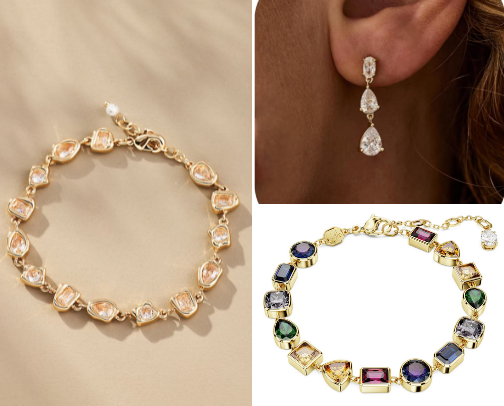 My current jewelry stack + a few from my wishlist cover photo collage
