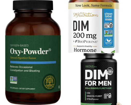 Vitamins & Supplements cover photo collage