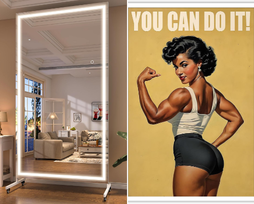 My workout room cover photo collage