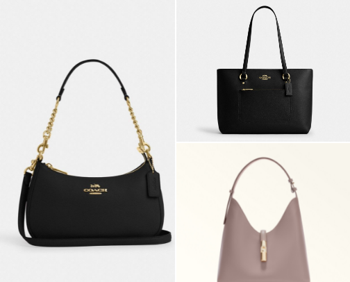 Luxury bags cover photo collage
