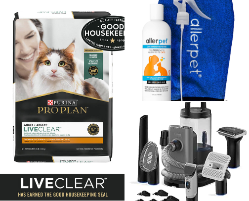 Cat Allergies? I Think Not! cover photo collage