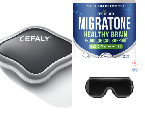 Migraine relief must haves cover photo collage