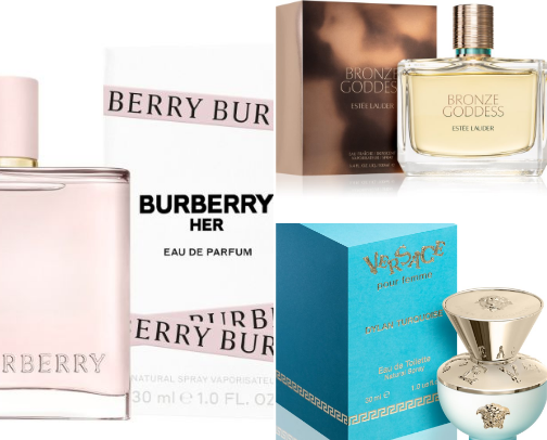 Best summer perfumes cover photo collage