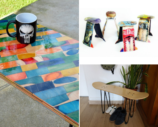 My Top Picks for Repurposed Skateboard Home Accents cover photo collage
