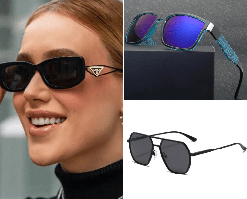Sunglasses cover photo collage