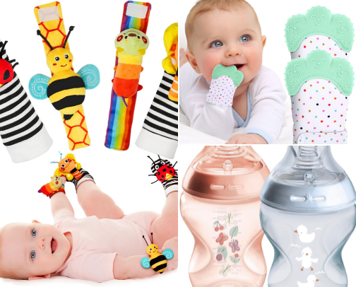 Everything my daughter loves ages 0-1 cover photo collage