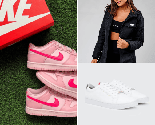 Womens trending clothing lables - Nike Puma Adidas ect cover photo collage
