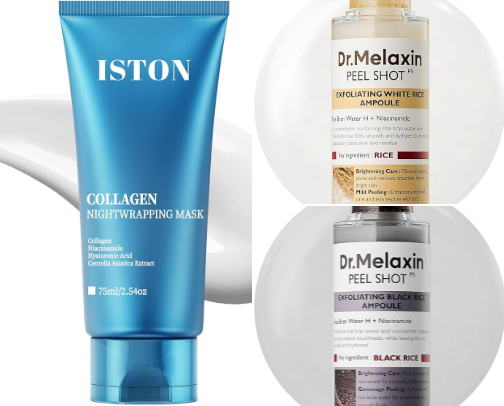 Skincare rituals cover photo collage